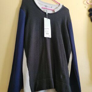 Billtornade WOLTH81 Color Block Cardigan NWT Size XL